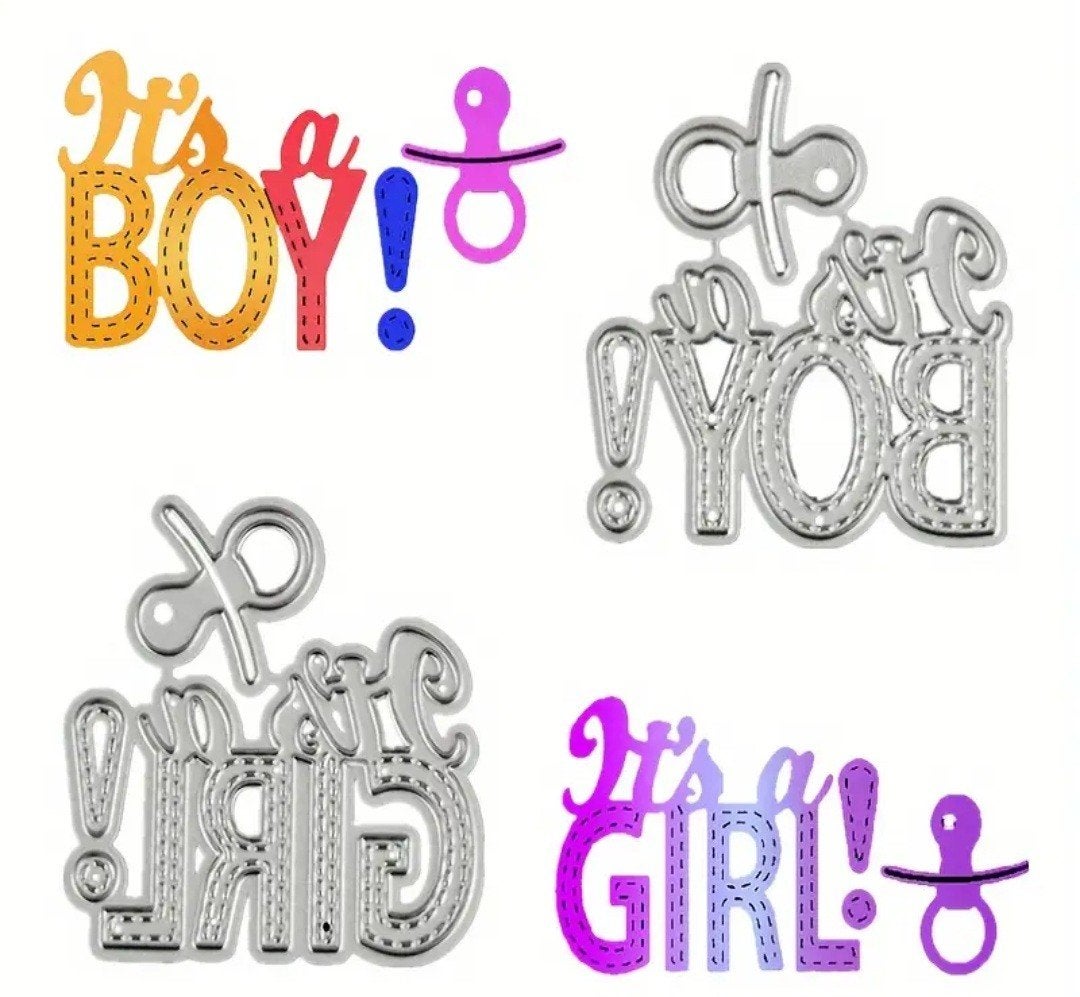 Nieuw  snijmal It's a Boy/ girl, Ophalen of Verzenden, Nieuw, Overige thema's, Pons of Mal