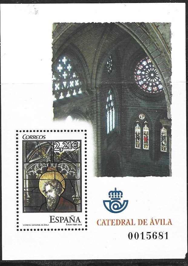 Sp 314 - 2005 - Spanje/ Glasraam/blok, Ophalen of Verzenden, Postfris