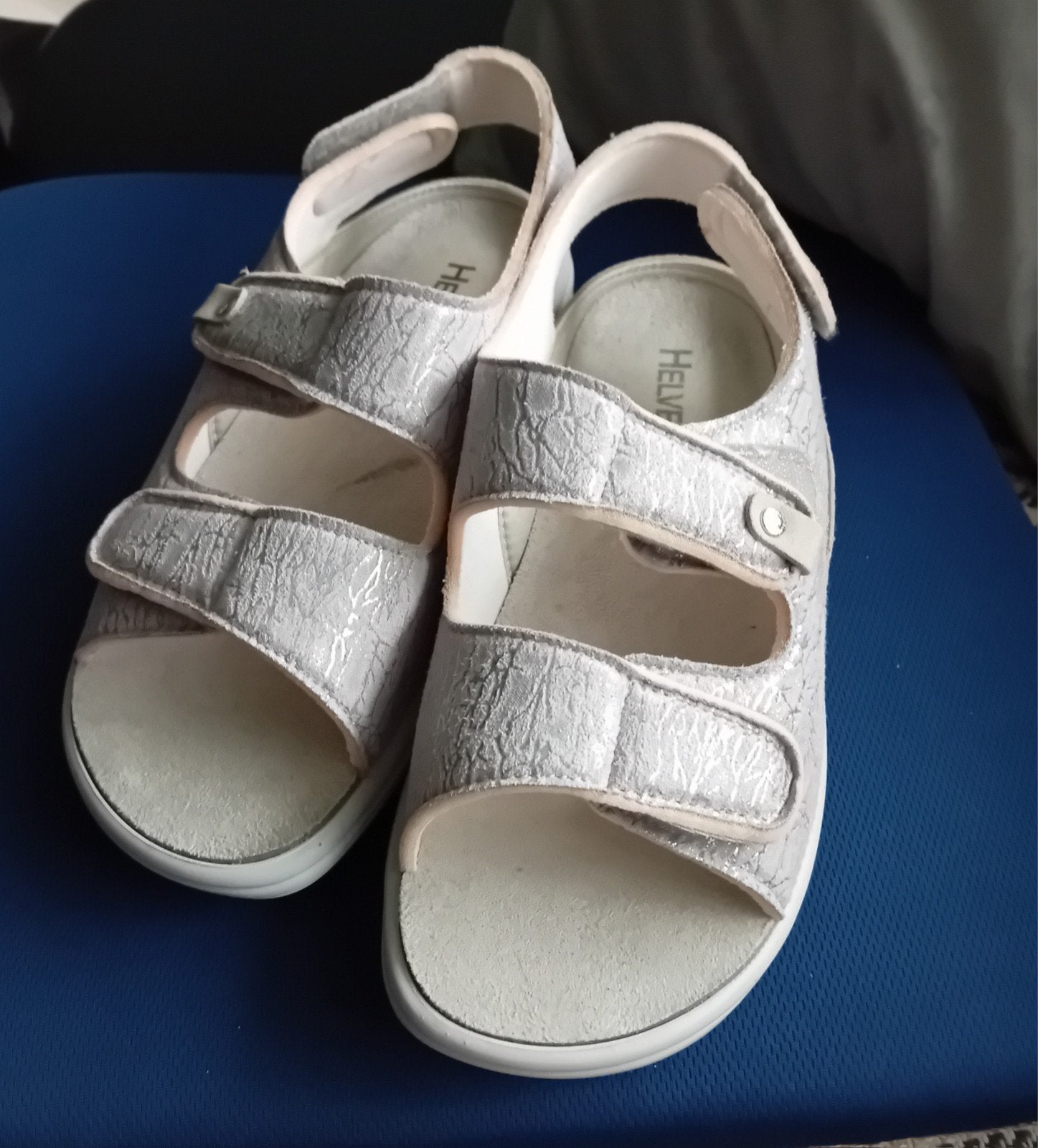 Helvesko sandalen maat 39, Ophalen of Verzenden, Zo goed als nieuw, Sandalen of Muiltjes