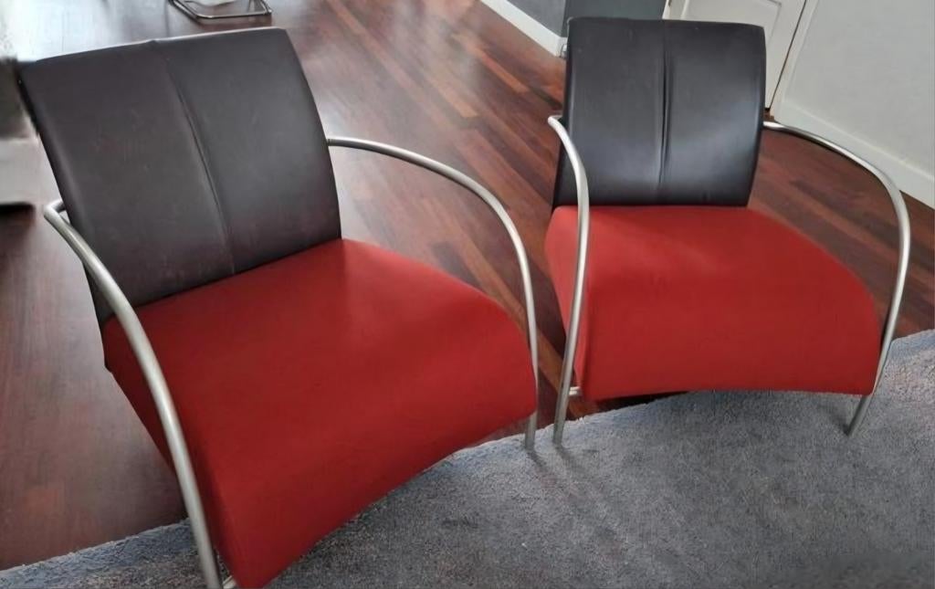 2 Fauteuils Montis Lomas, Huis en Inrichting, Ophalen, Gebruikt, Modern, 50 tot 75 cm