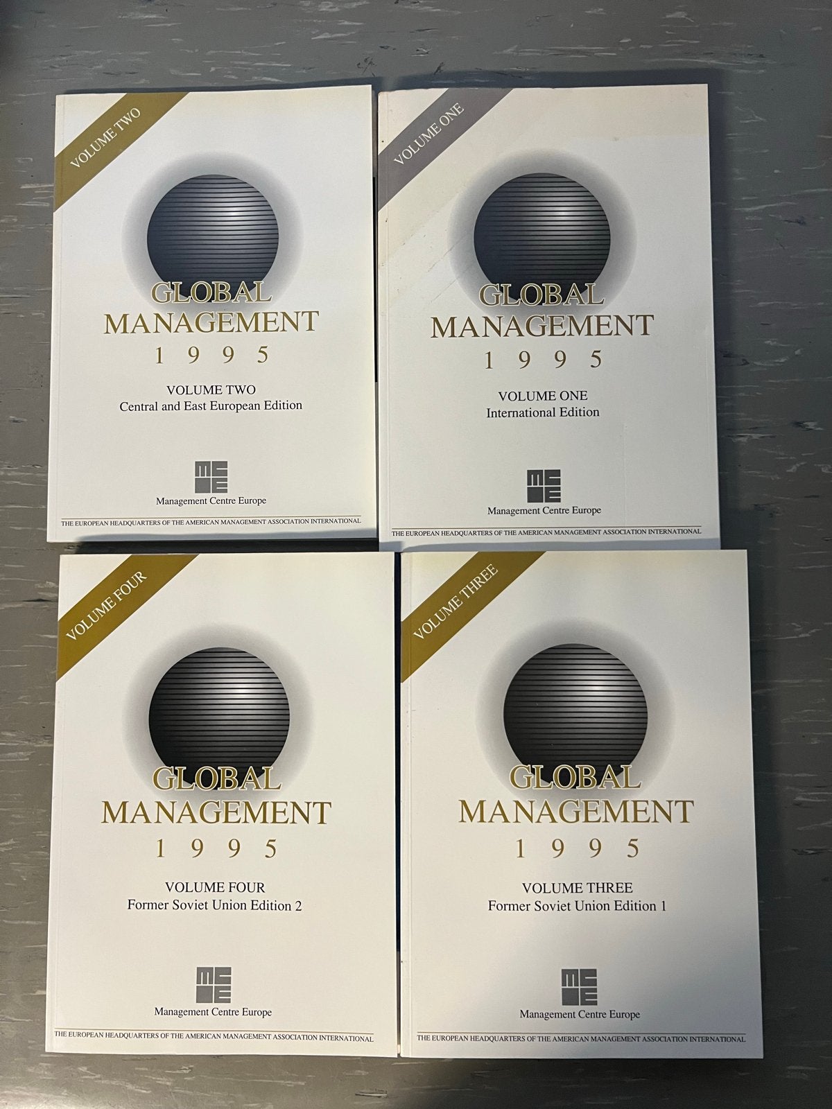 Global Management 1995 - Complete Set (4 volumes), Ophalen of Verzenden, Zo goed als nieuw, Management