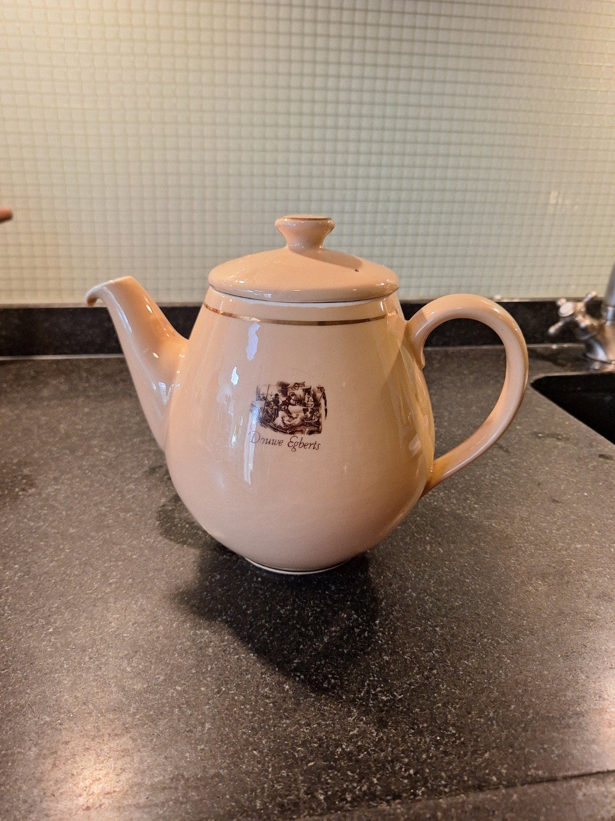 Vintage Douwe Egberts Koffie- of Theepot, Ophalen of Verzenden