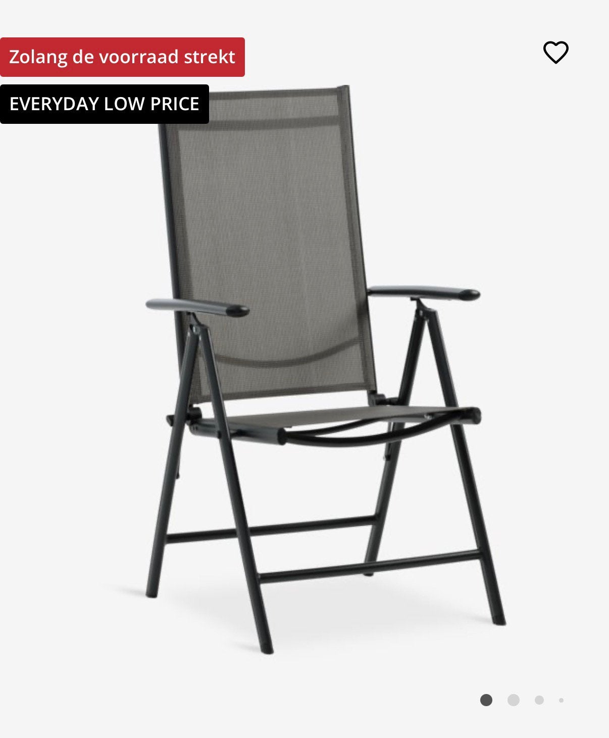 Tuinset Jysk met 4 stoelen, Ophalen, Zo goed als nieuw, Aluminium