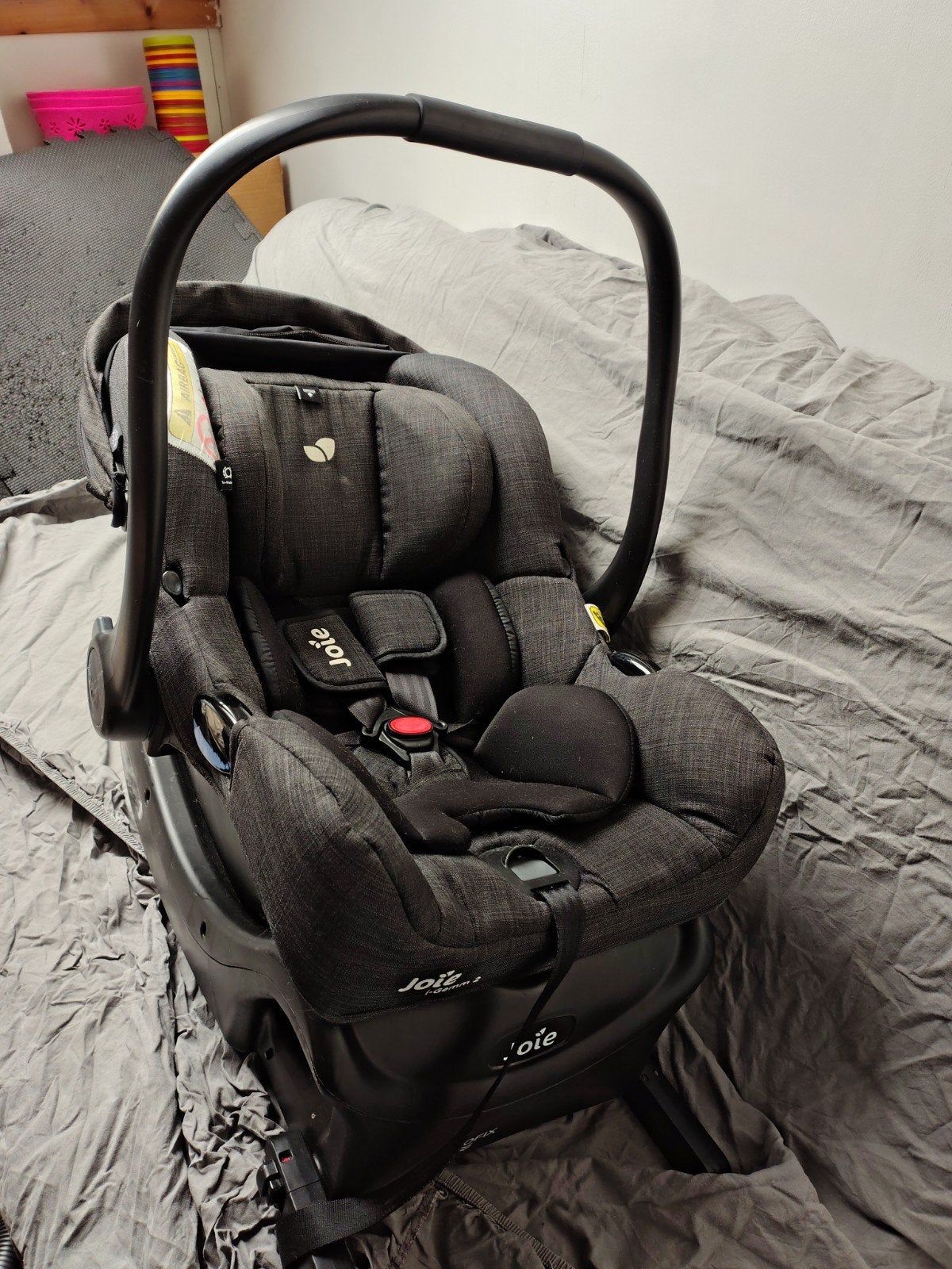 Joie i-Gemm 2 autostoel met i-base Advance isofix, Kinderen en Baby's, Gebruikt, Isofix, 0 t/m 13 kg, Ophalen