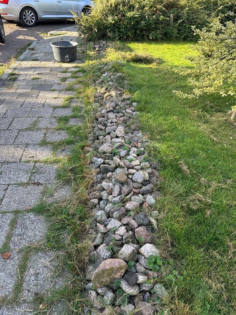 GRATIS keien/stenen, Tuin en Terras, Ophalen, Gebruikt, Beige, Kei