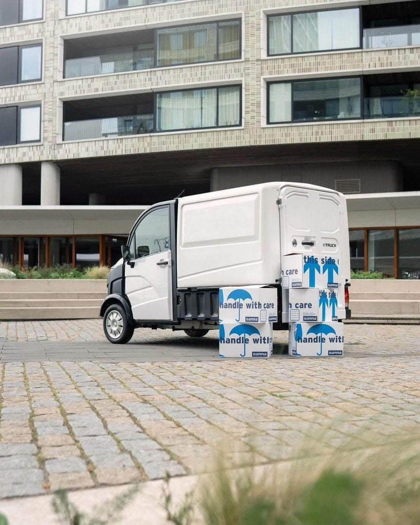 Aixam Brommobiel E-TRUCK VAN 45km logistiek, cargo delivery, Gebruikt, Overige merken