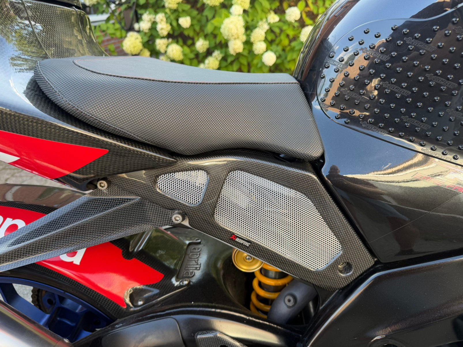 Carbon  seatpanels Aprilia mille en tuono gen 1, Ophalen of Verzenden