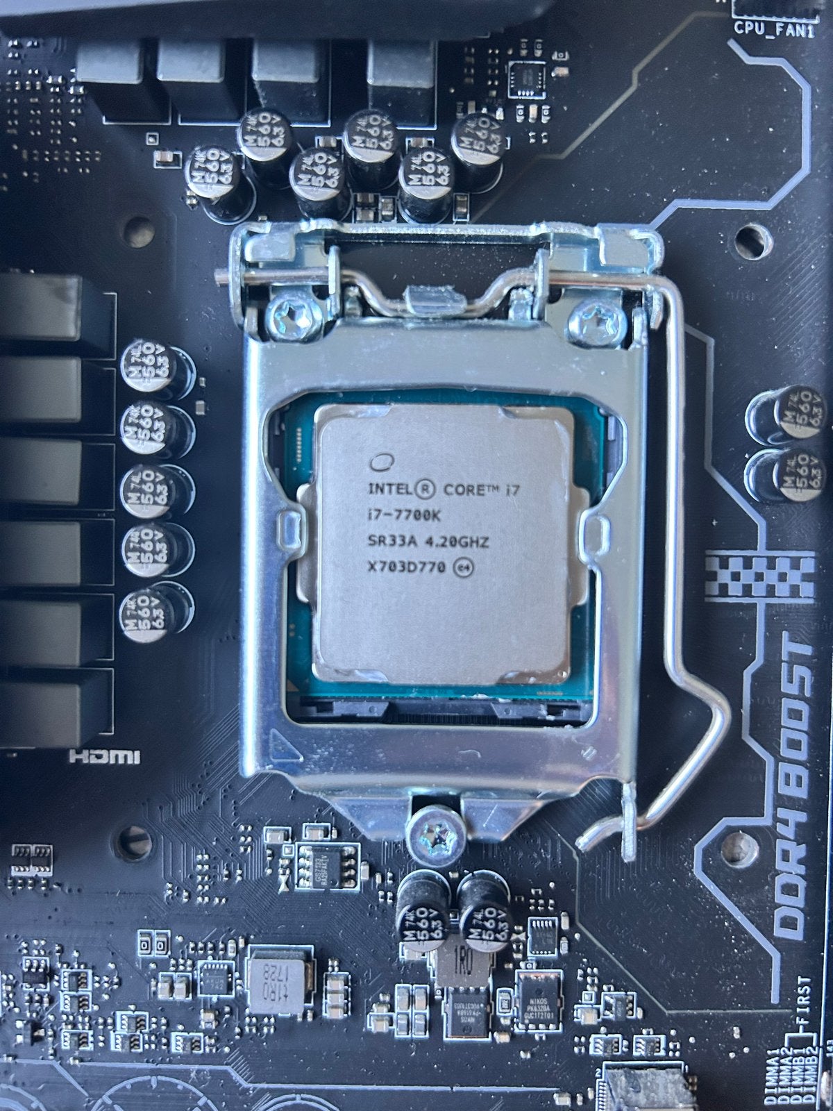 Intel Core i7-7700K Processor - 4.20GHz Quad-Core, Computers en Software, Processors, Ophalen of Verzenden, Gebruikt, 4-core, 4 Ghz of meer