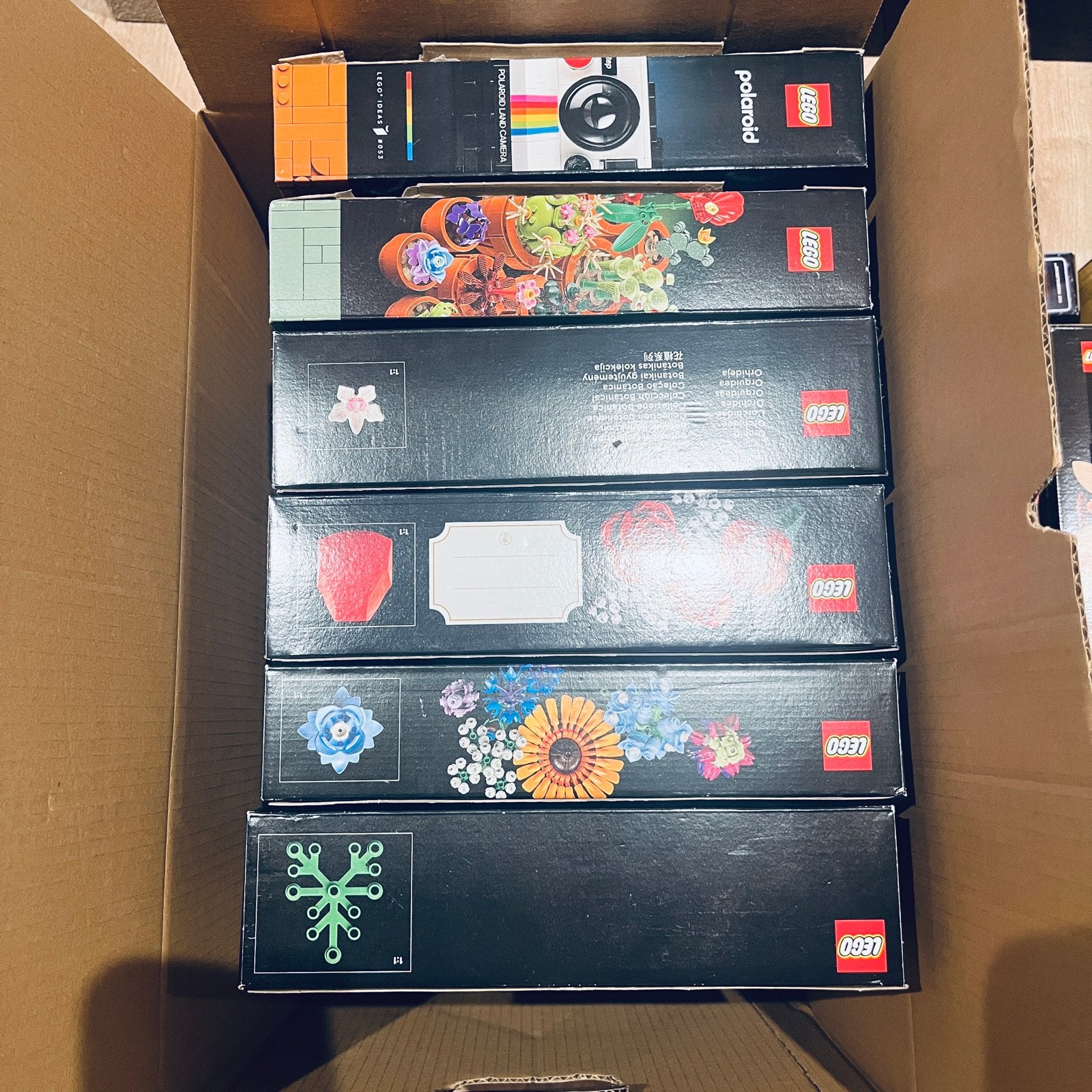 Grote partij lege LEGO dozen - diverse thema's, Ophalen, Zo goed als nieuw