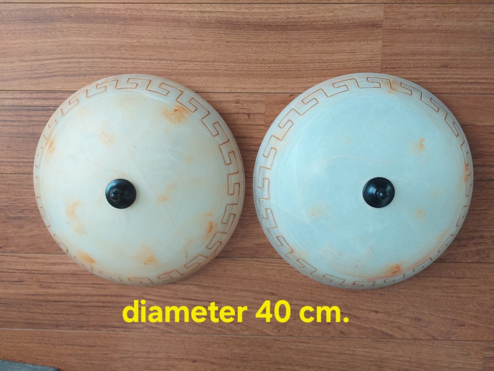 2x Vintage Plafonieere, Ophalen