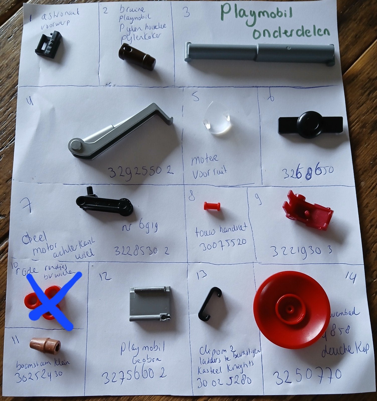 Losse onderdelen playmobil, Ophalen of Verzenden, Zo goed als nieuw, Losse onderdelen