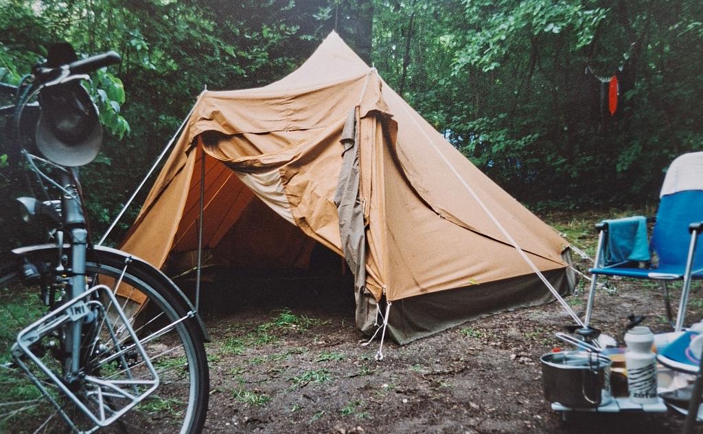 Tent Erdman Schmidt Wesp vis-a-vis 2-4 pers, Ophalen, Gebruikt, Tot en met 4