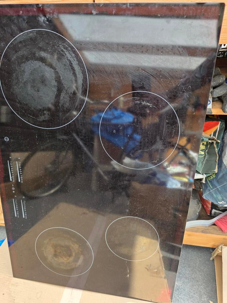 Inductie kookplaat - 78x52 cm buitenmaat, 74x49 cm nismaat, Gebruikt, 60 cm of meer, Inbouw, Inductie