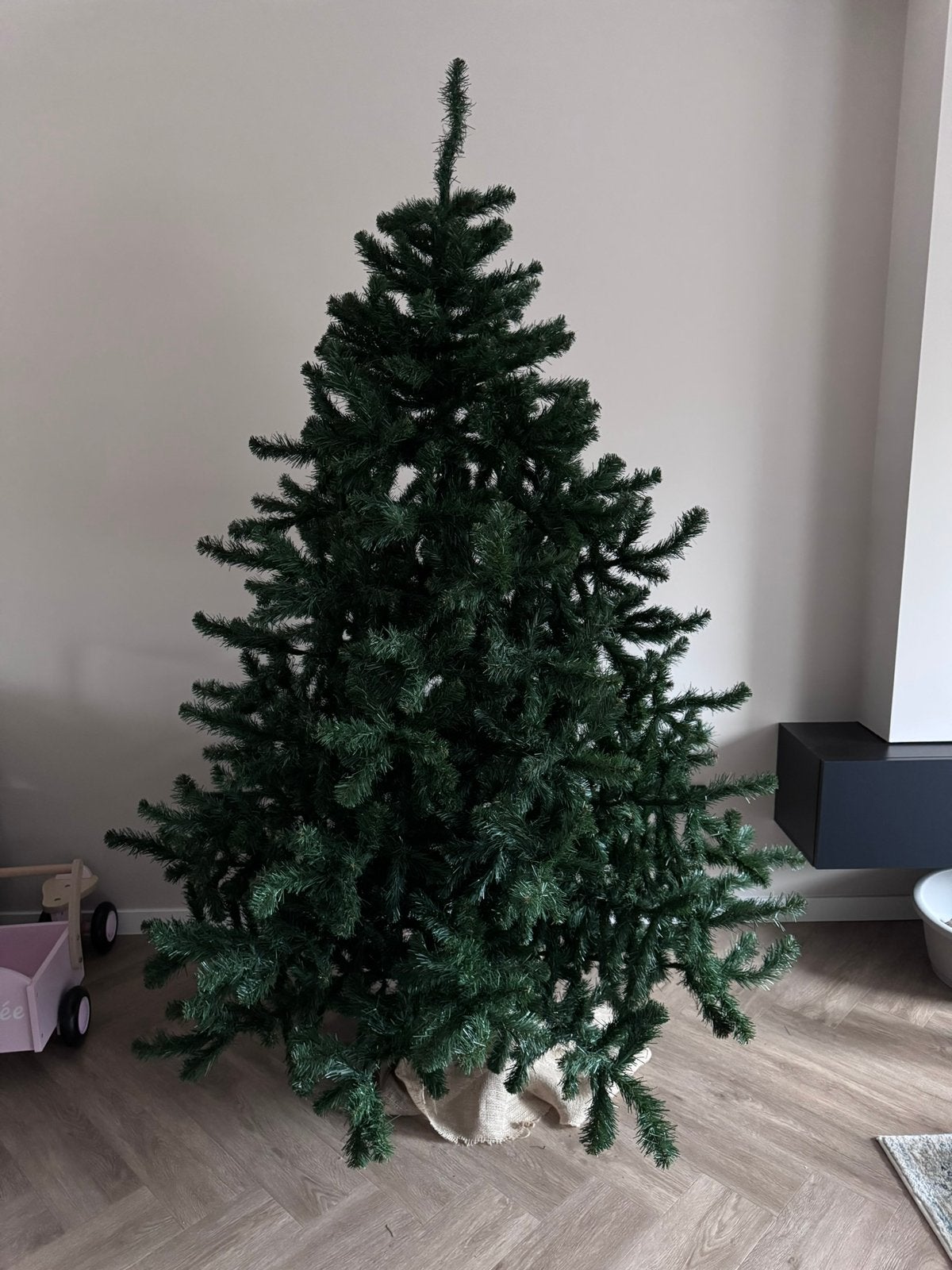 Kerstboom kunst 215 cm, Ophalen, Zo goed als nieuw