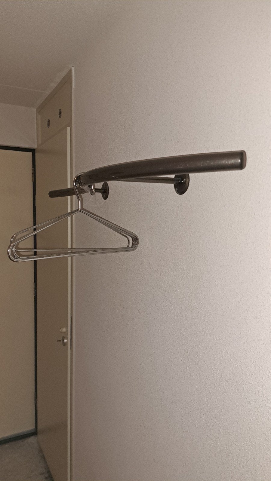 Kapstok rvs inclusief hangers, Ophalen, Zo goed als nieuw, Metaal, Wandkapstok