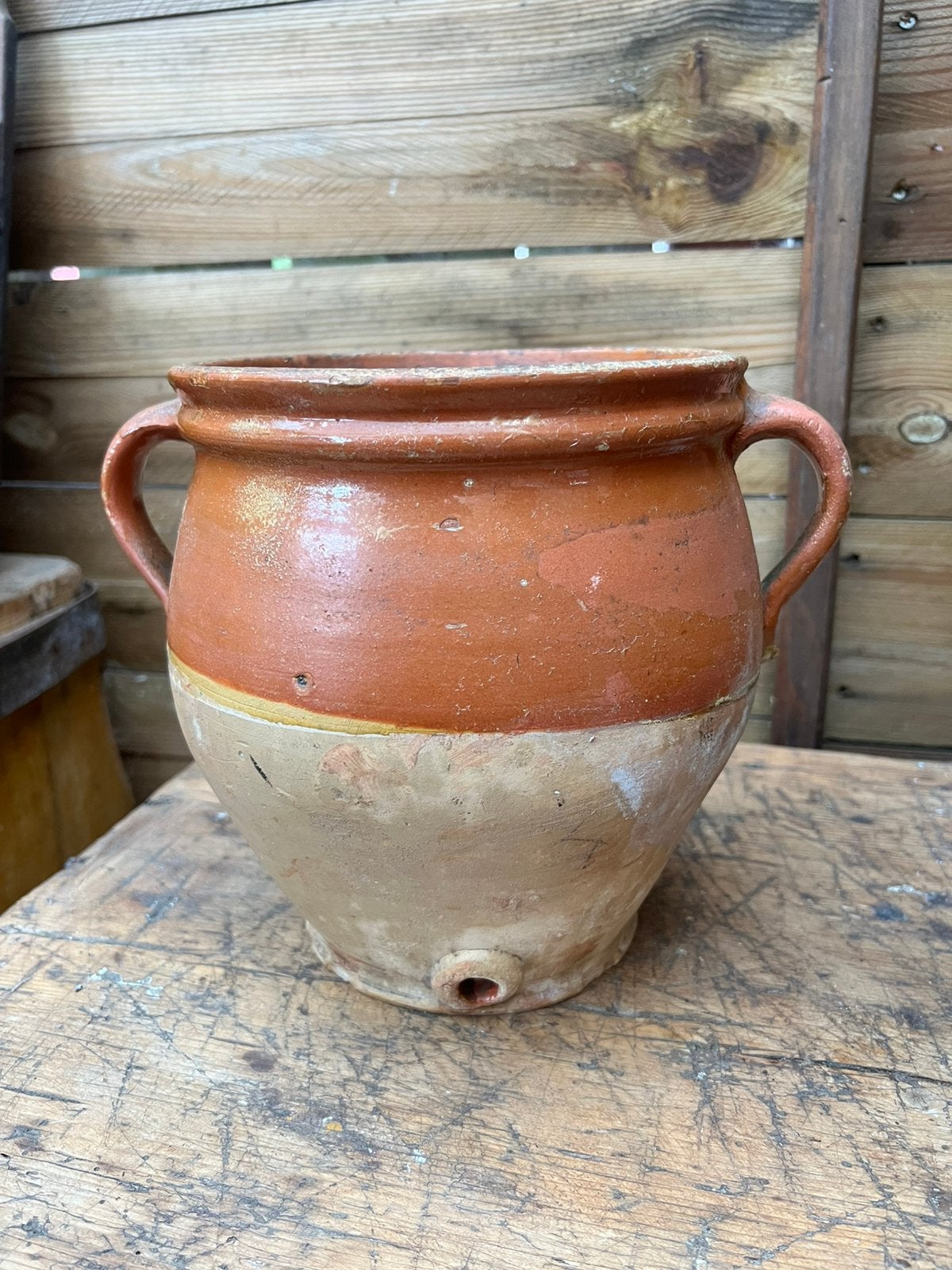 Olijfoliepot, azijnpot  Franse confitpot met aftapgat, Ophalen
