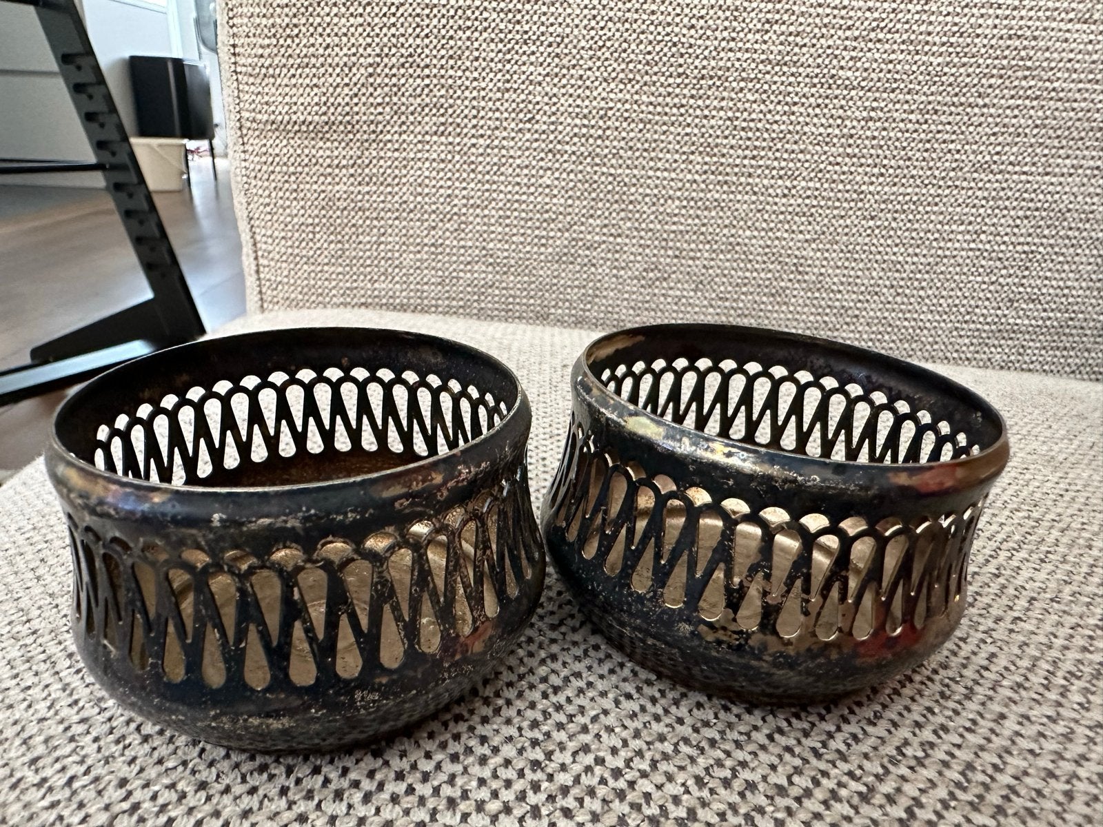 Set van 2 vintage Quist onderzetters, Antiek en Kunst, Ophalen of Verzenden