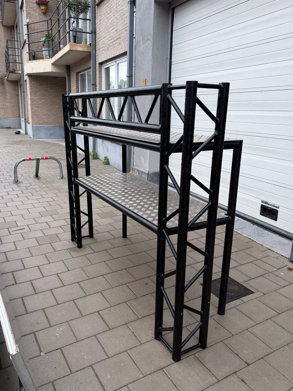 DJ Booth in truss + traanplaat, Ophalen, Zo goed als nieuw, Dj-set, Overige merken