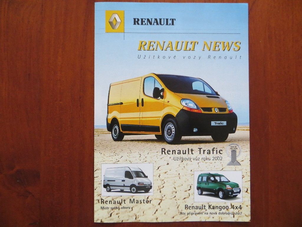 Renault News: Kangoo 4x4, Trafic, Master (2002), Verzenden, Nieuw, Renault