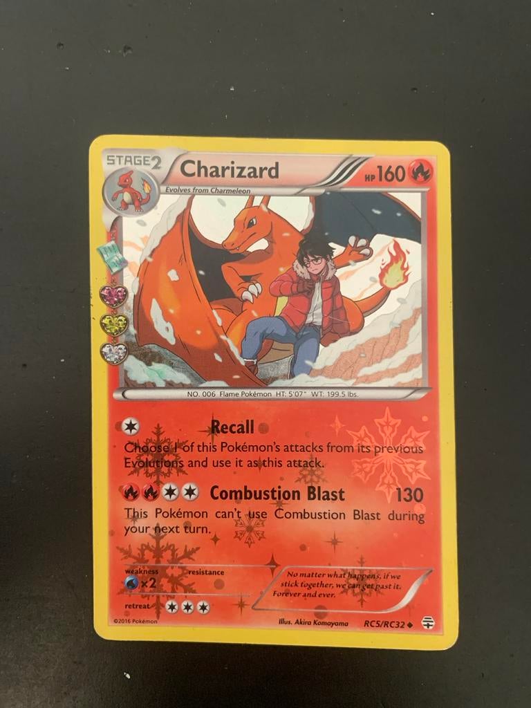 Pokémon Kaart Charizard RC5/RC32 - Zo goed als nieuw, Ophalen of Verzenden, Zo goed als nieuw, Losse kaart