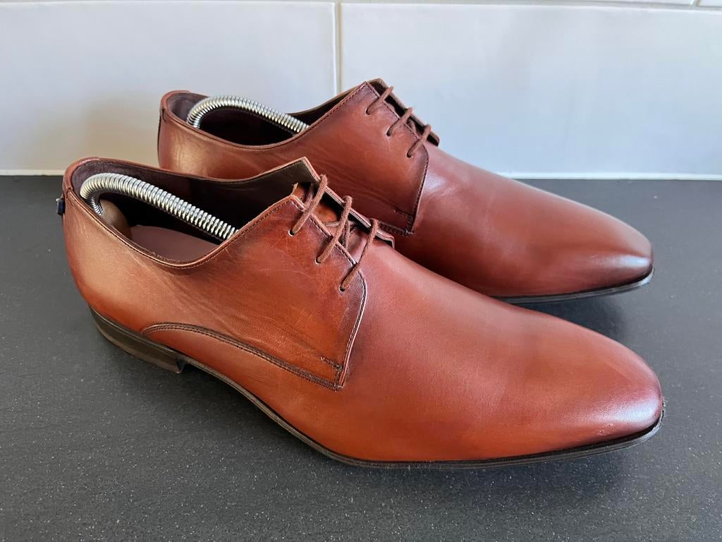 Floris van Bommel herenschoenen maat 10.5 / 45, Kleding | Heren, Schoenen, Floris van Bommel, Bruin, Floris van Bommel, Ophalen of Verzenden