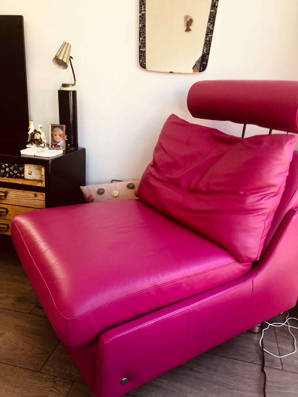 Echt leren Stressless Fauteuil, Huis en Inrichting, Fauteuils, Ophalen, Zo goed als nieuw, 75 tot 100 cm, 50 tot 75 cm
