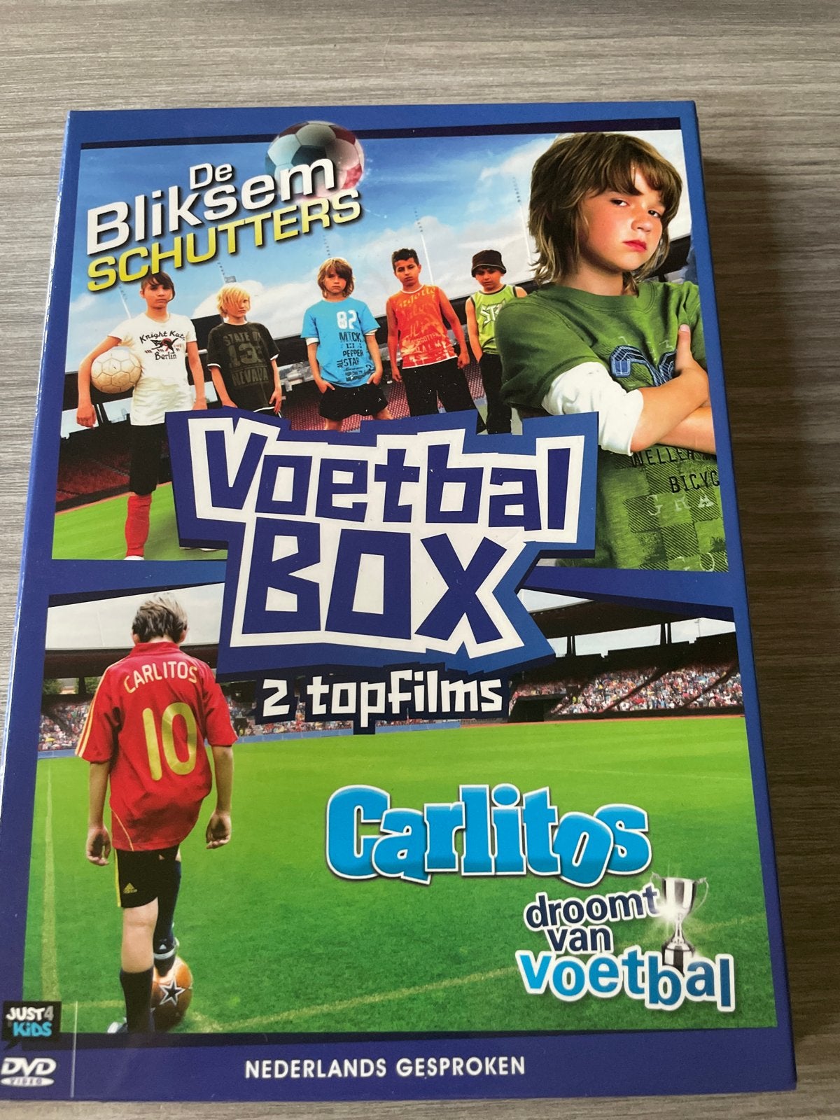De Bliksem Schutters Voetbal Box - 2 Topfilms DVD, Cd's en Dvd's, Gebruikt, Verzenden, Alle leeftijden, Nederlands