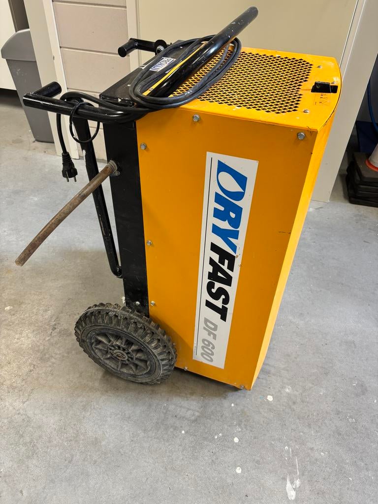 DRYFAST DF 600 Bouwdroger / Ontvochtiger, Ophalen