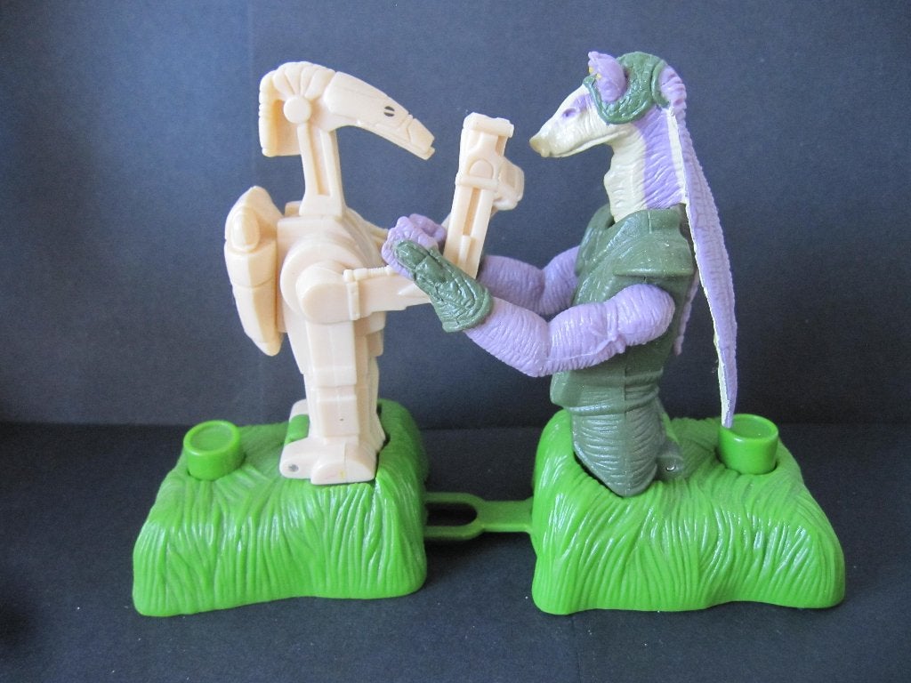 Star Wars duel van Jar Jar Lucas film Applause  bieden, Ophalen of Verzenden, Zo goed als nieuw, Actiefiguurtje