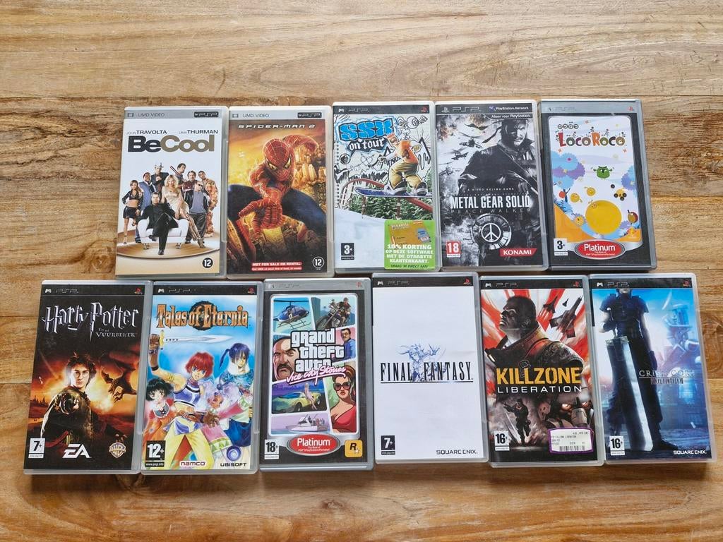 Verschillende PSP games, alles werkend, Spelcomputers en Games, Games | Sony PlayStation Portable, Overige genres, 1 speler, Ophalen of Verzenden
