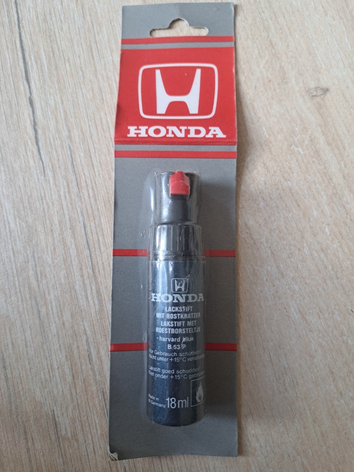 Honda Lakstift Harvard Blue B-63 P 18ml, Auto diversen, Ophalen of Verzenden, Nieuw