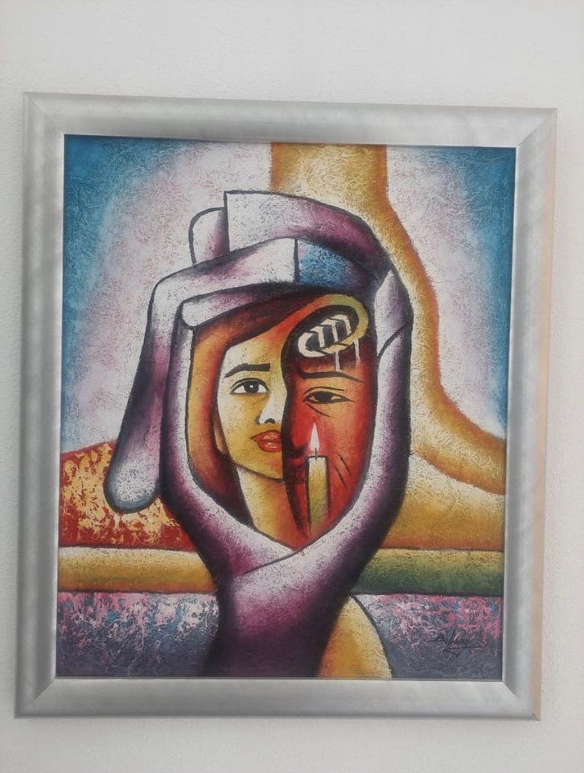 Schilderij BiLong 50x70cm, Ophalen of Verzenden