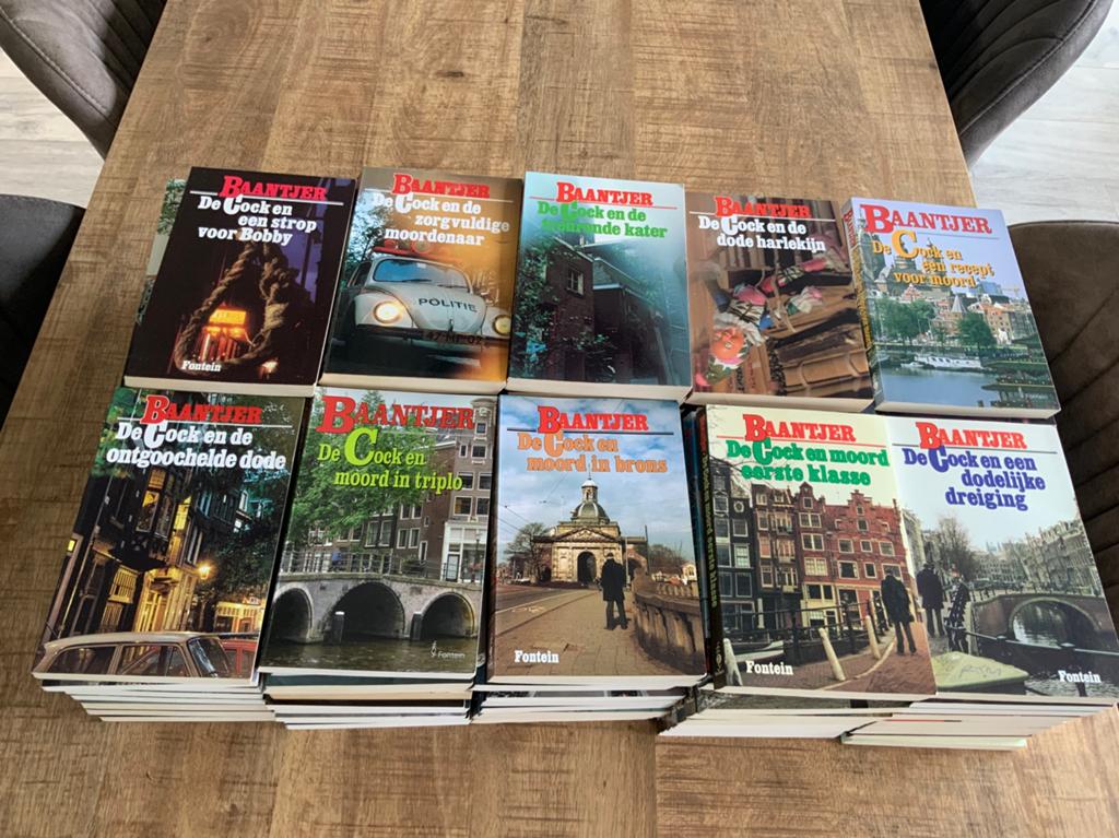 Partij Baantjer/DE cock boeken, Boeken, Detectives, Ophalen, Zo goed als nieuw