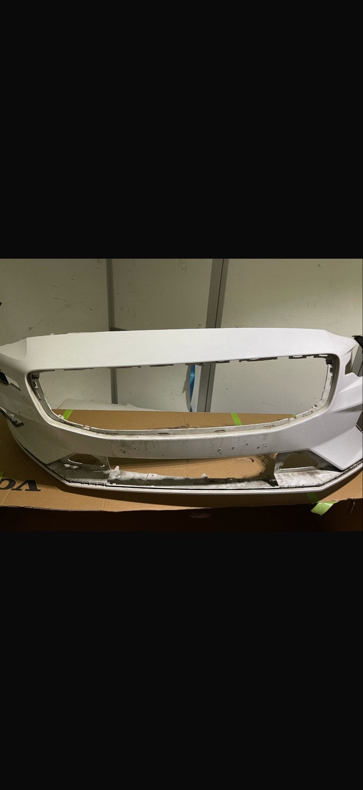 Volvo V60 Bumper Voorzijde Wit - Gebruikt, Ophalen, Gebruikt, Voor, Volvo