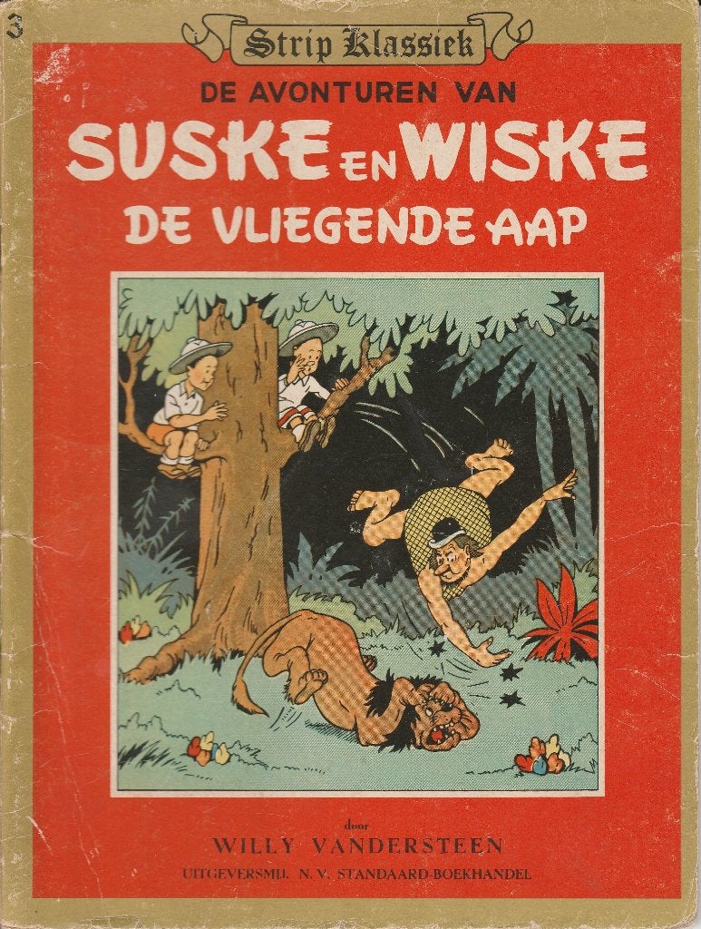Suske en Wiske - De vliegende aap - Strip Klassiek, Boeken, Stripboeken, Eén stripboek, Ophalen, Zo goed als nieuw