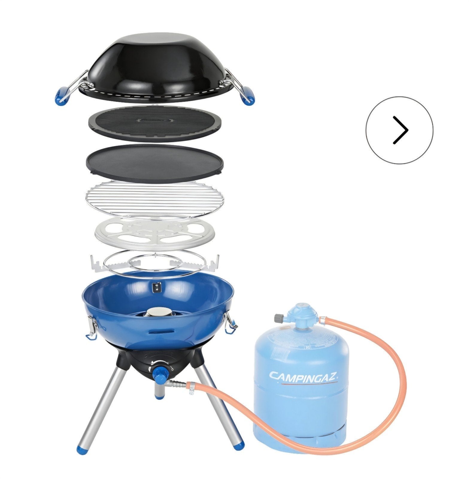 Campingaz party Grill, DUO GRILL,Service Plus, Ophalen, Zo goed als nieuw