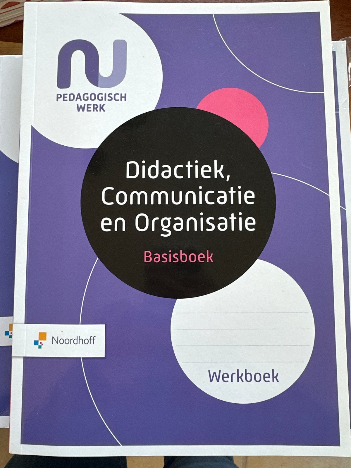 Didactiek, Communicatie en Organisatie - Basisboek, Boeken, Ophalen of Verzenden, Zo goed als nieuw, MBO
