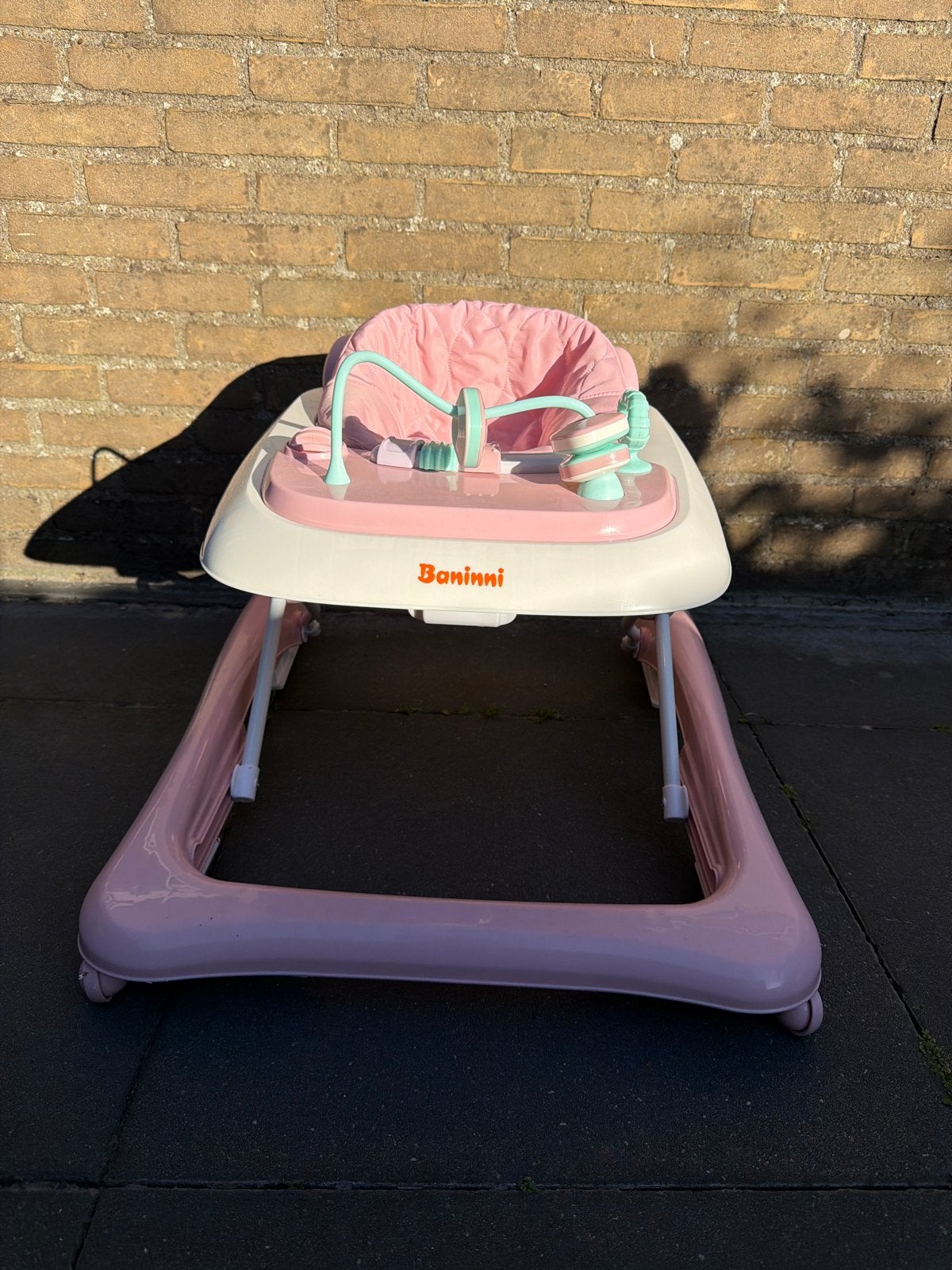Baninni babywalker roze, Ophalen, Gebruikt