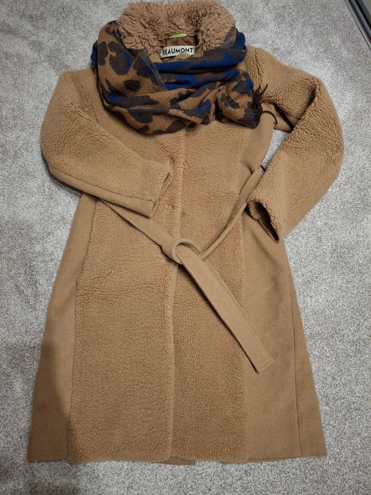 Beaumont teddy jas maat 36, Kleding | Dames, Bruin, Ophalen of Verzenden, Beaumont Amsterdam, Maat 36 (S)