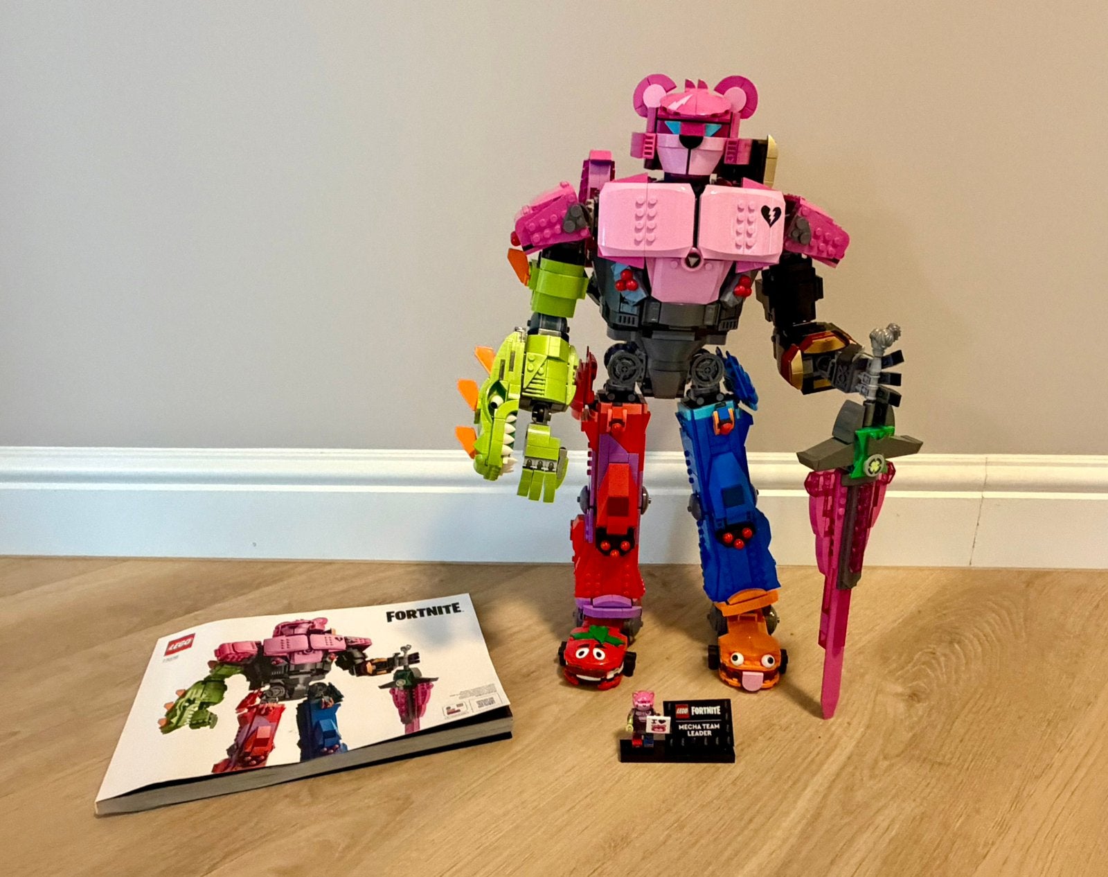 LEGO 77078 Fortnite Mecha Team Leader, Lego, Ophalen of Verzenden, Zo goed als nieuw, Inclusief minifiguren
