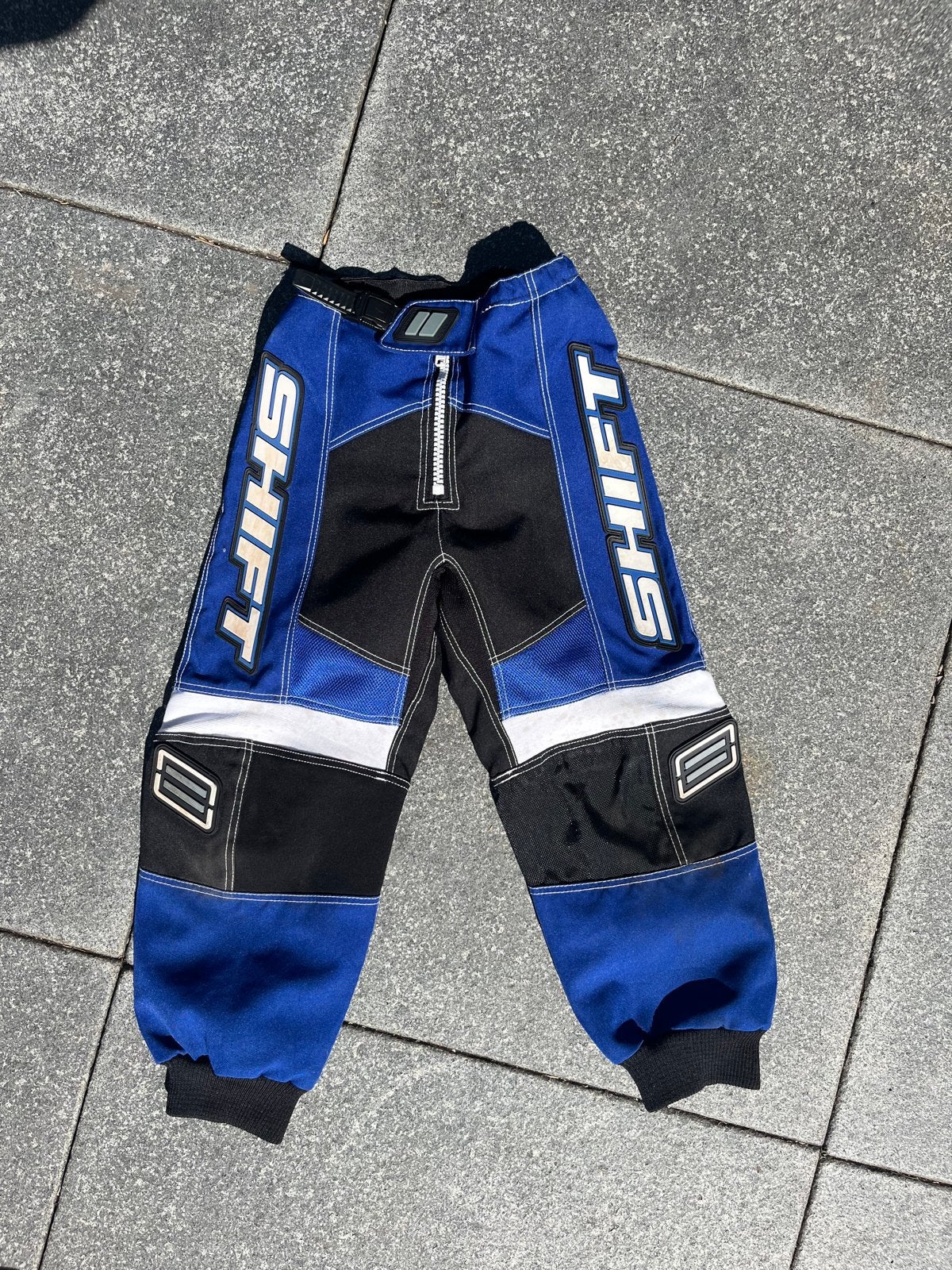 Shift Motorcrossbroek - Blauw/Zwart/Wit, Ophalen of Verzenden, Tweedehands, Kinderen, Motorcrosskleding