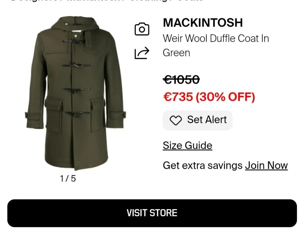 Nieuwe Mackintosh duffle coat van wol – maat EU 52 / UK 42, Ophalen of Verzenden, Nieuw, Mackintosh