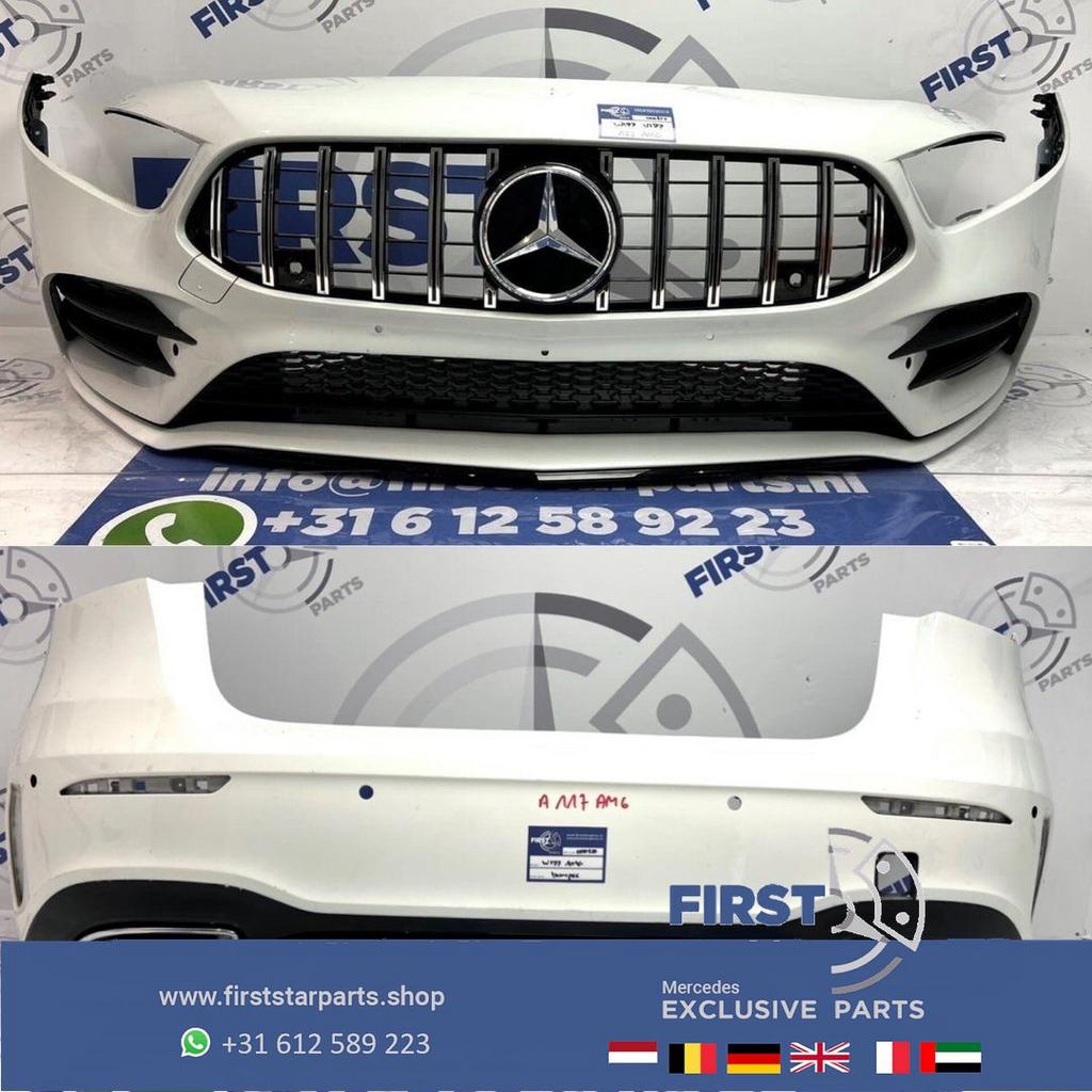 W177 AMG PAKKET Origineel Mercedes A Klasse 2022 BUMPERS WIT, Gebruikt, -, Ophalen of Verzenden, Bumper