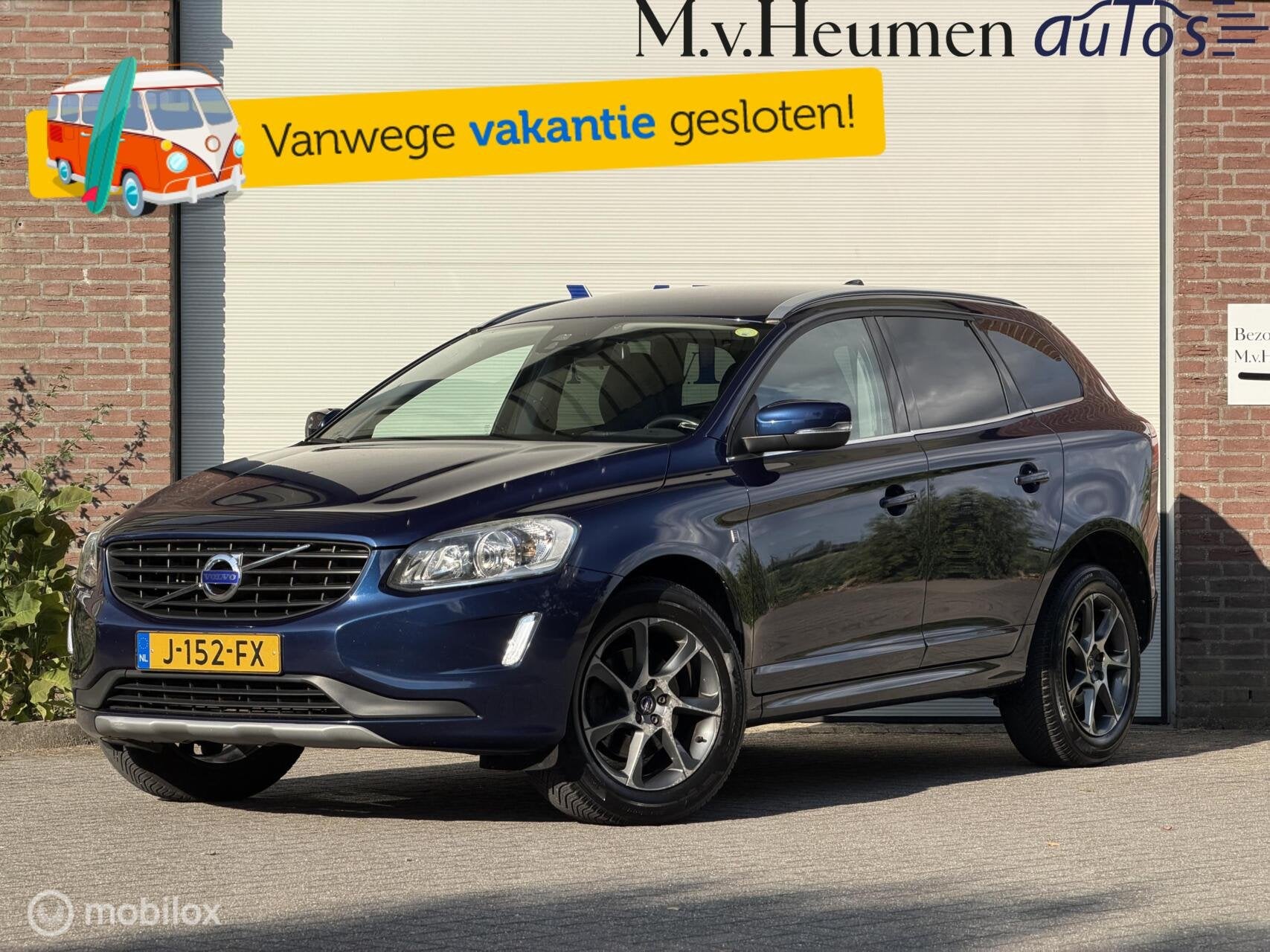 Volvo XC60 2.0 D3 FWD Ocean Race Sportstoelen Trekhaak, 4 cilinders, Blauw, Leder, Bedrijf