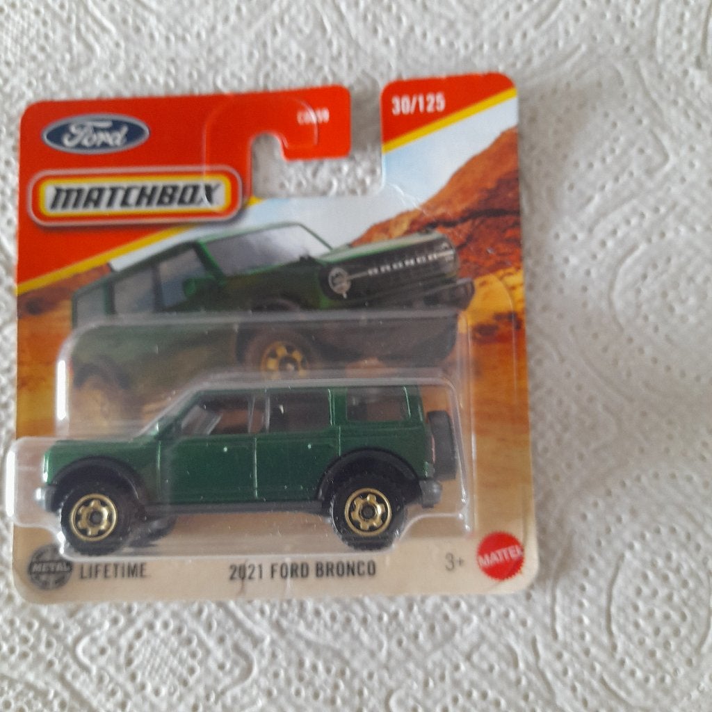 Matchbox 2021 Ford Bronco, Ophalen of Verzenden, Nieuw, Auto