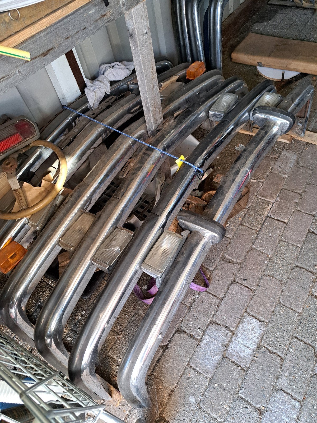 Orginele voorbumper mercedes 107 type sl, Ophalen, Gebruikt, Voor, Mercedes-Benz