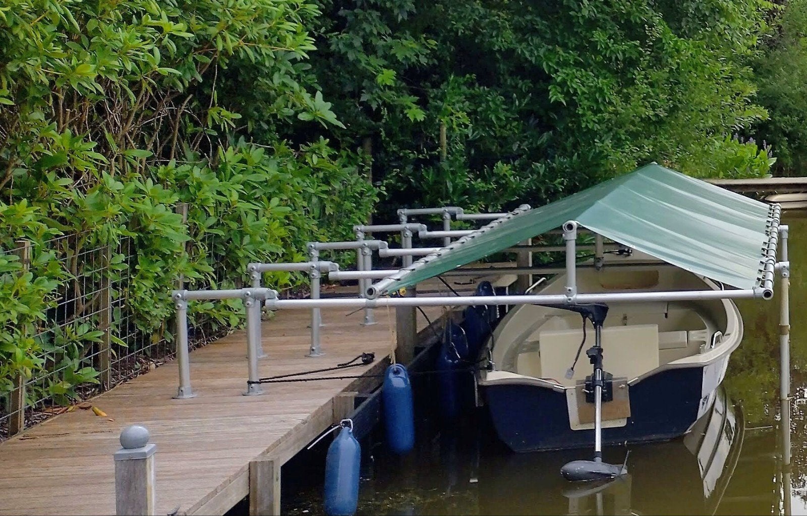 Boot-afdak (ca. 4.20m x 2.00m) - Zelf demonteren, Watersport en Boten, Ophalen