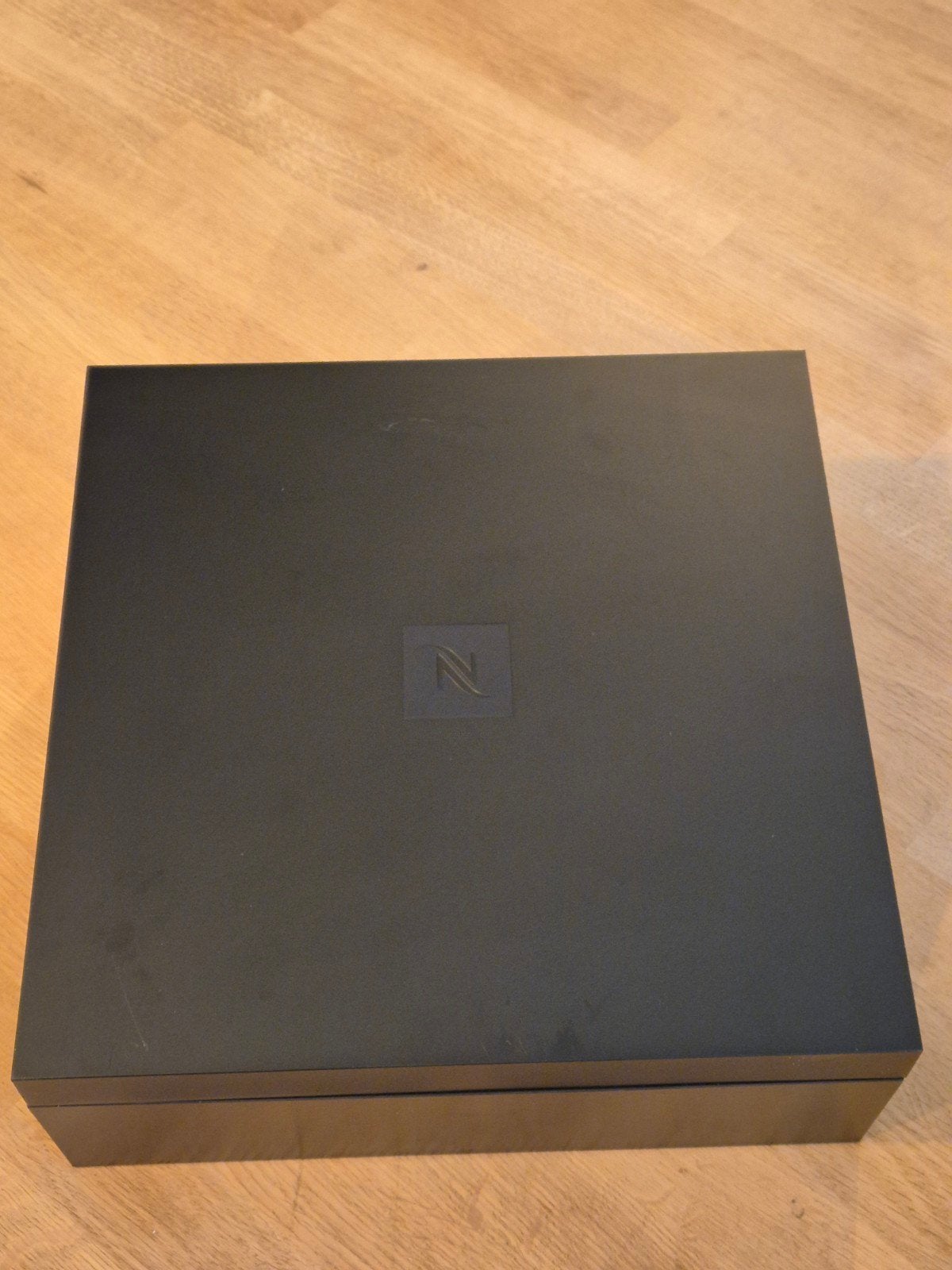 Nespresso presentatiekist koffiepads-capsules, Nespresso, Ophalen of Verzenden, Zo goed als nieuw, Capsulehouder