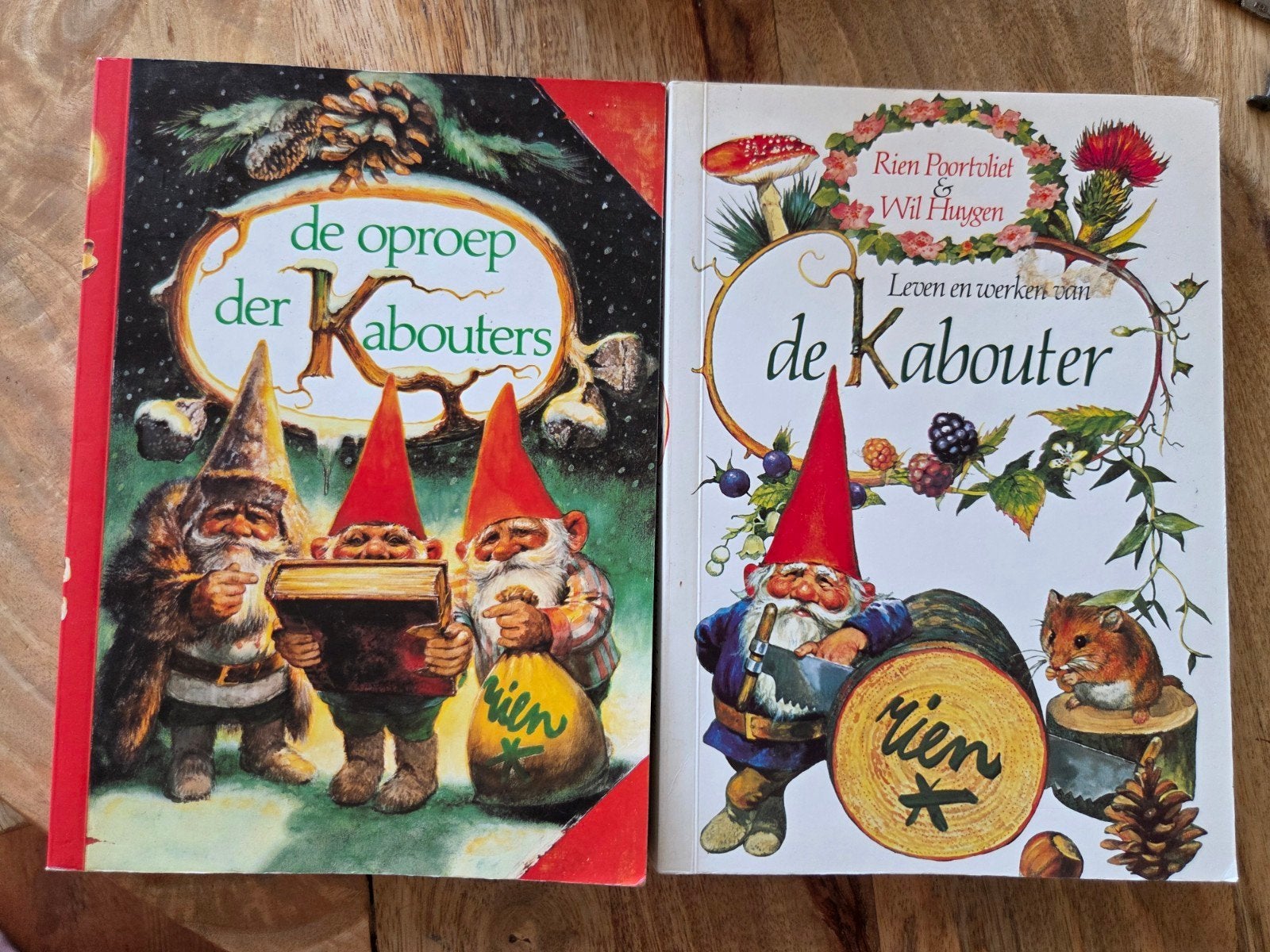 Set van 2 Rien Poortvliet Kabouterboeken – Nette staat!, Ophalen of Verzenden, Gelezen, Rien Poortvliet