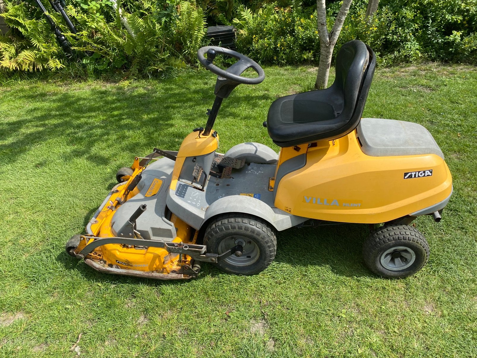 Stiga villa zitmaaier, Ophalen, Gebruikt, Mulchfunctie, 90 tot 120 cm